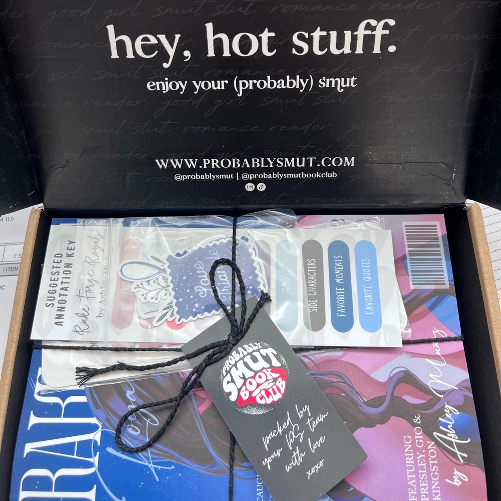 Probably Smut: Rake Forge Royals Subscription Box with Annotation Kit
